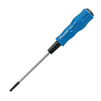 Звездообразная отвертка  Torx  (Т10Н, 80мм) антивандальная с нескользящей эргономичной  рукояткой  P