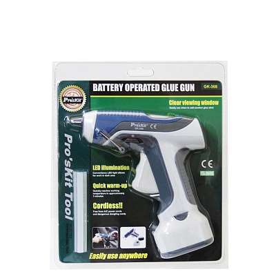 Клеевой пистолет на батарейках ProsKit GK-368